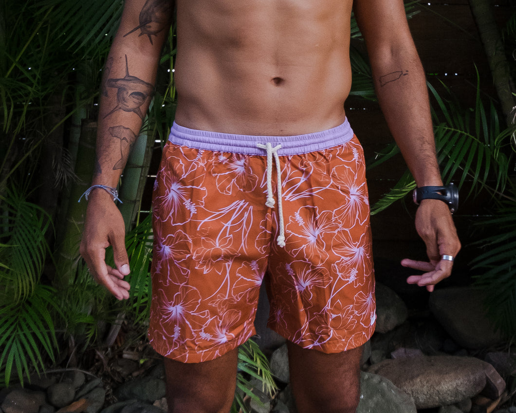 Tamarindo Trunks in Floral